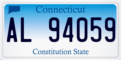 CT license plate AL94059