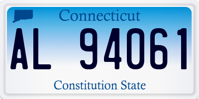 CT license plate AL94061