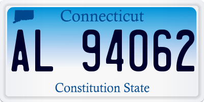 CT license plate AL94062