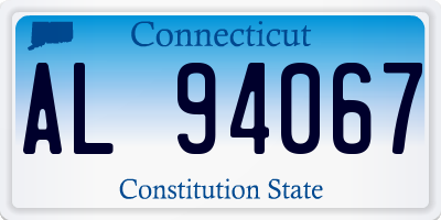 CT license plate AL94067
