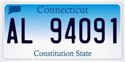 CT license plate AL94091