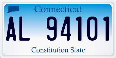 CT license plate AL94101