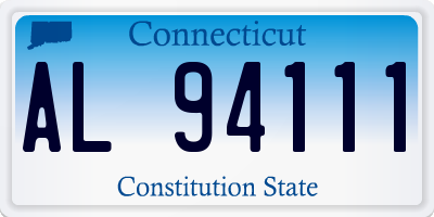 CT license plate AL94111