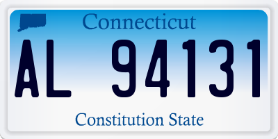 CT license plate AL94131