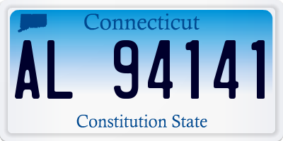 CT license plate AL94141