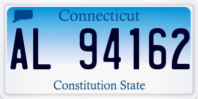 CT license plate AL94162