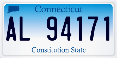 CT license plate AL94171