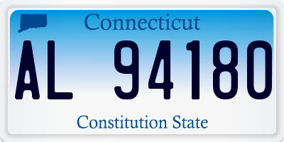 CT license plate AL94180