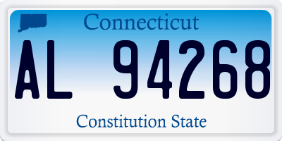 CT license plate AL94268