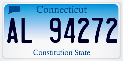 CT license plate AL94272