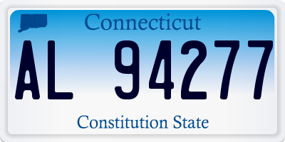 CT license plate AL94277