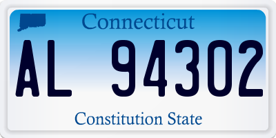 CT license plate AL94302