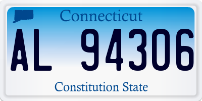 CT license plate AL94306