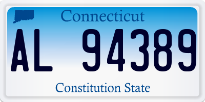 CT license plate AL94389
