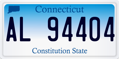 CT license plate AL94404