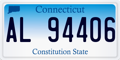 CT license plate AL94406