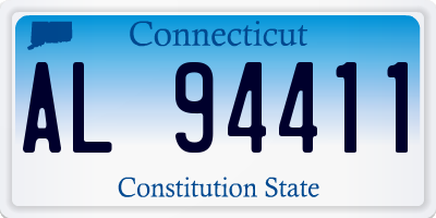 CT license plate AL94411