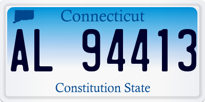 CT license plate AL94413