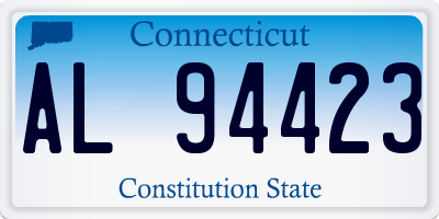 CT license plate AL94423
