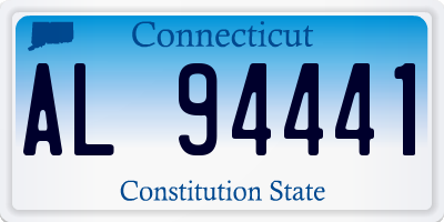 CT license plate AL94441