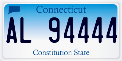CT license plate AL94444