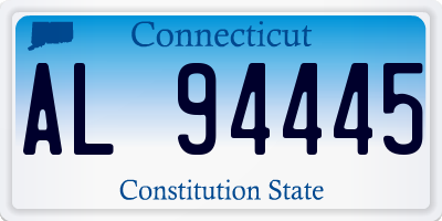 CT license plate AL94445