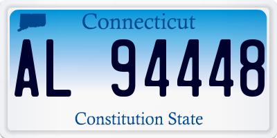 CT license plate AL94448
