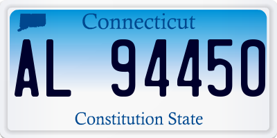 CT license plate AL94450