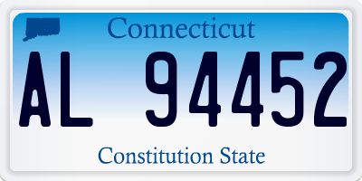 CT license plate AL94452