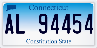 CT license plate AL94454