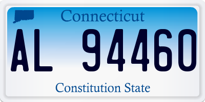 CT license plate AL94460