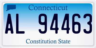 CT license plate AL94463