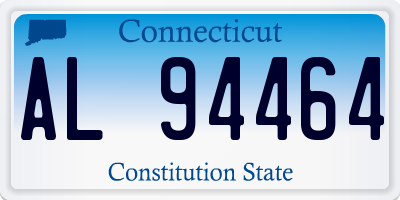 CT license plate AL94464