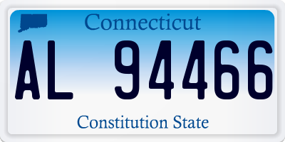 CT license plate AL94466