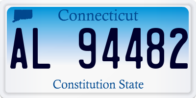 CT license plate AL94482