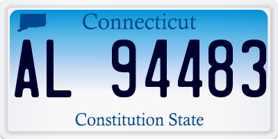 CT license plate AL94483