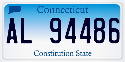 CT license plate AL94486