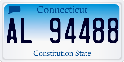 CT license plate AL94488