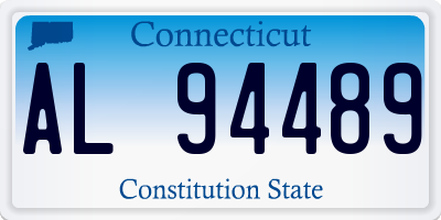 CT license plate AL94489
