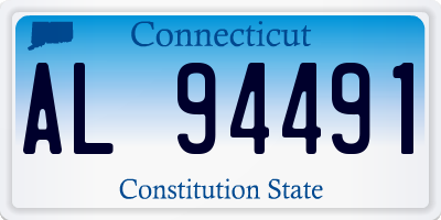 CT license plate AL94491