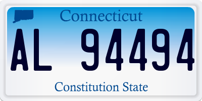 CT license plate AL94494