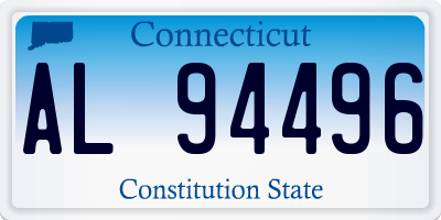 CT license plate AL94496