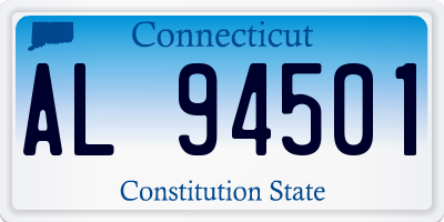 CT license plate AL94501