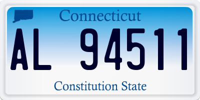 CT license plate AL94511