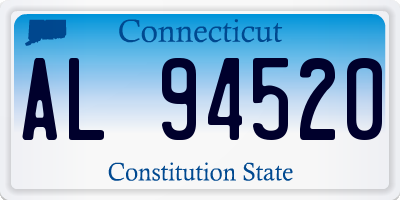 CT license plate AL94520