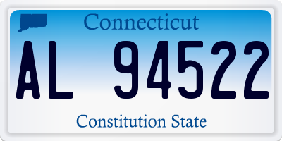 CT license plate AL94522