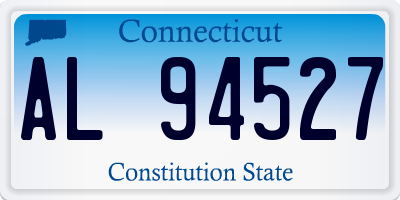 CT license plate AL94527