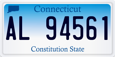 CT license plate AL94561