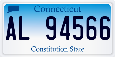CT license plate AL94566