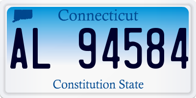 CT license plate AL94584